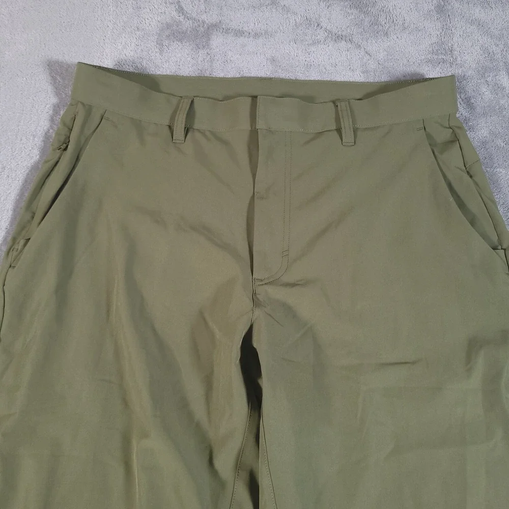 Fabletics Chino Golf Sport Casual Mens 32 x 34 Green Performance Only Chino